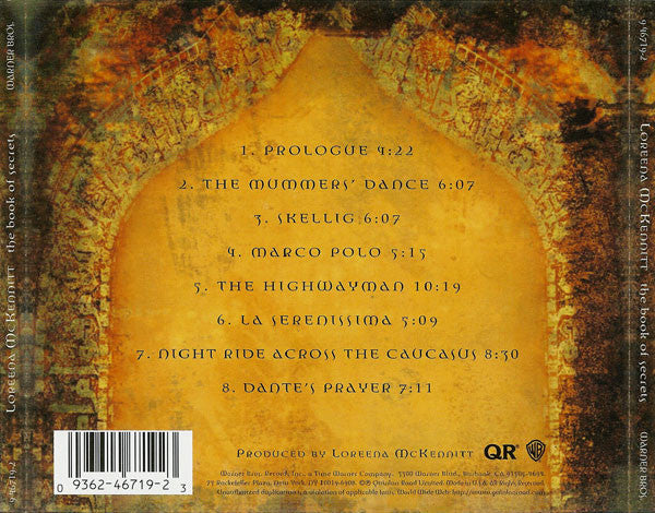 Loreena McKennitt : The Book Of Secrets (CD, Album, Oly)