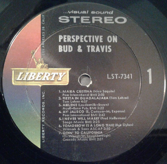 Bud And Travis : Perspective On Bud & Travis (LP, Album)