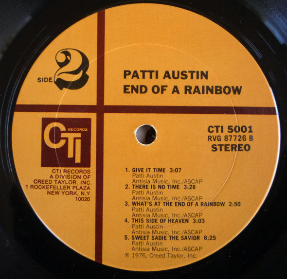 Patti Austin : End Of A Rainbow (LP, Album)