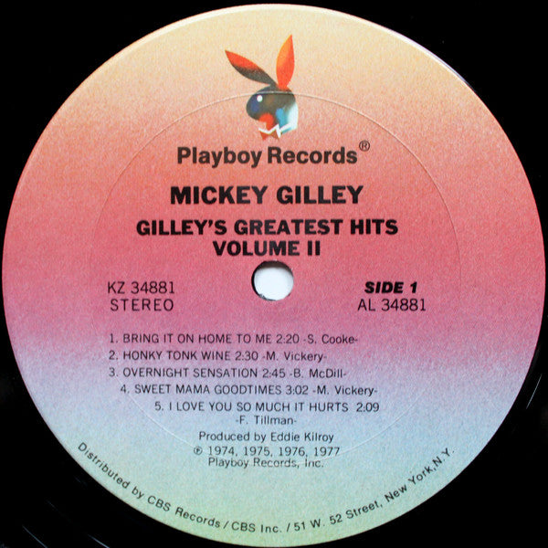 Mickey Gilley : Greatest Hits, Vol. II (LP, Comp)