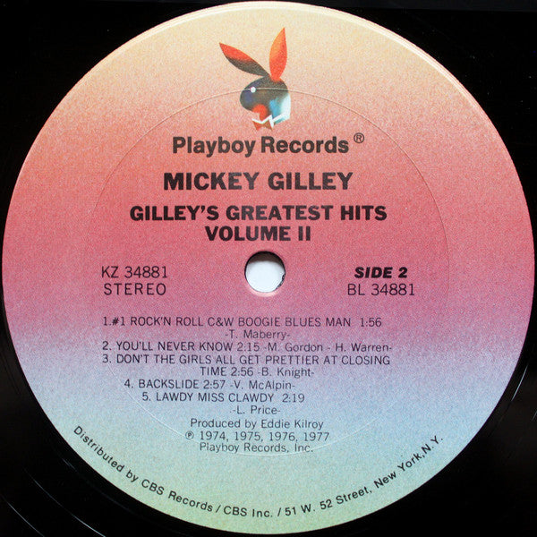 Mickey Gilley : Greatest Hits, Vol. II (LP, Comp)