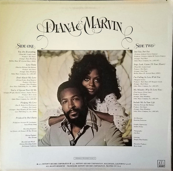 Diana Ross & Marvin Gaye : Diana & Marvin (LP, Album, RE)