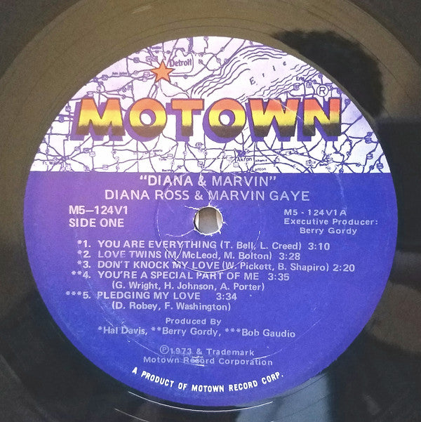 Diana Ross & Marvin Gaye : Diana & Marvin (LP, Album, RE)