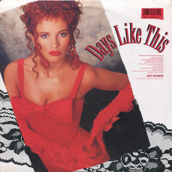 Sheena Easton : Days Like This (12", Single)