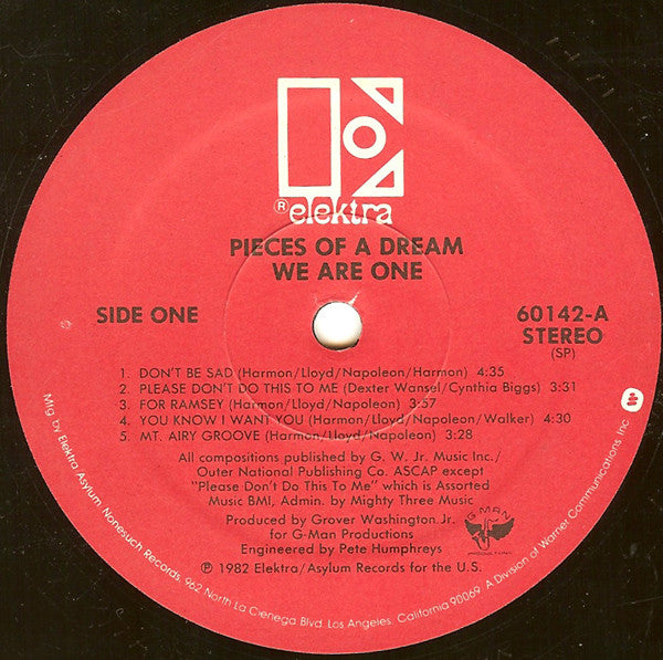 Pieces Of A Dream : We Are One (LP, Album, Spe)