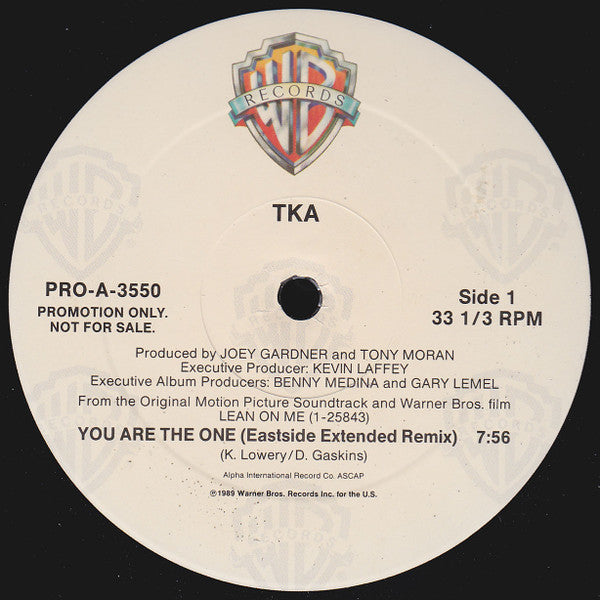 TKA : You Are The One (12", Promo)