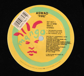 Aswad : Fire (12")