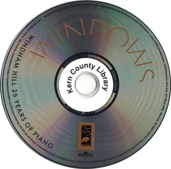 Various : Windows: Windham Hill 25 Years Of Piano (CD, Comp)