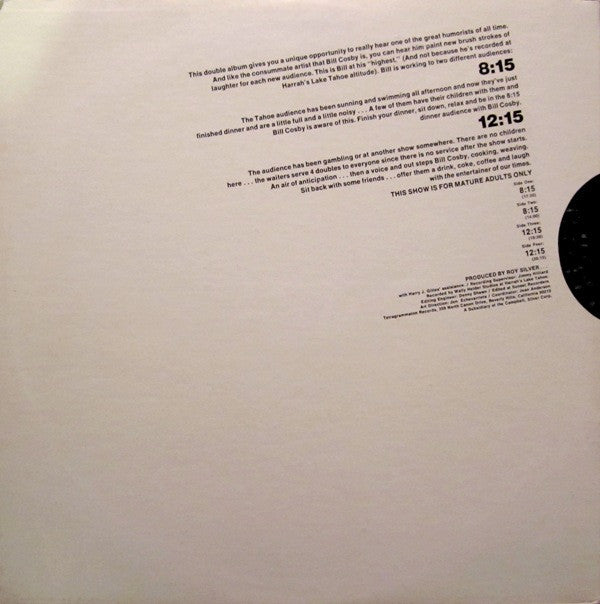 Bill Cosby : Bill Cosby 8:15 12:15 (2xLP, Album, Gat)