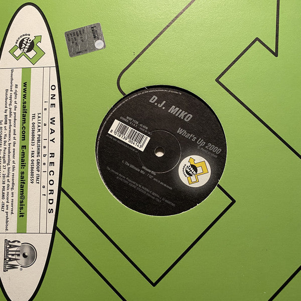 DJ Miko : What's Up 2000 (12")