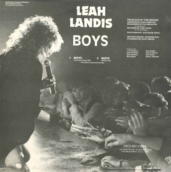Leah Landis : Boys (Extended Dance Mix) (12")