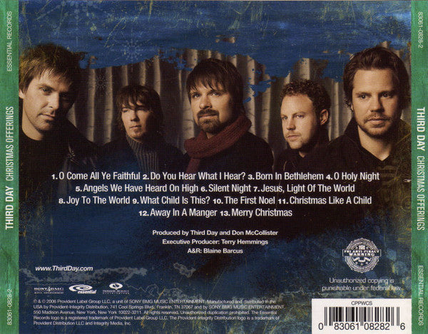 Third Day : Christmas Offerings (CD, Album)