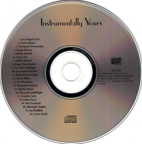 Various : Instrumentally Yours (A Musical Sampler) (CD, Smplr)
