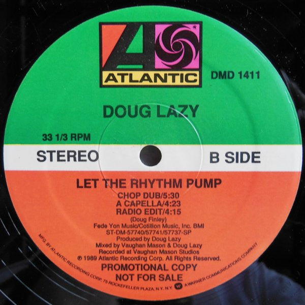 Doug Lazy : Let The Rhythm Pump (12", Promo)