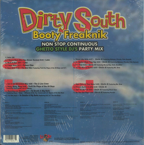 Various : Dirty South Booty Freaknik (2xLP, Comp)