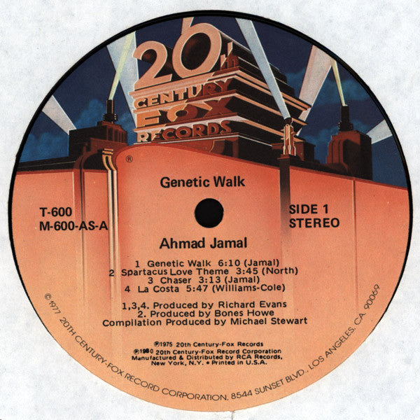 Ahmad Jamal : Genetic Walk (LP)