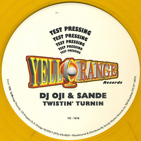 DJ Oji : Twistin' Turnin (12", TP, Ora)
