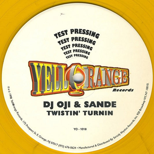 DJ Oji : Twistin' Turnin (12", TP, Ora)