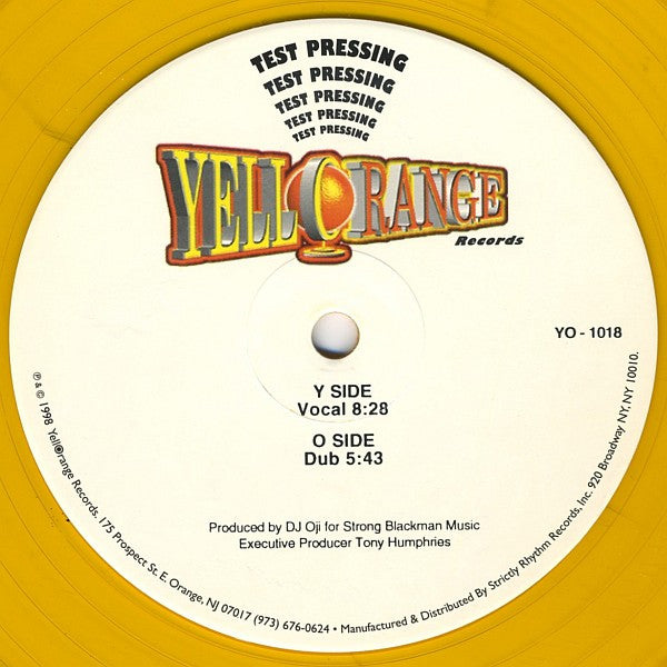 DJ Oji : Twistin' Turnin (12", TP, Ora)