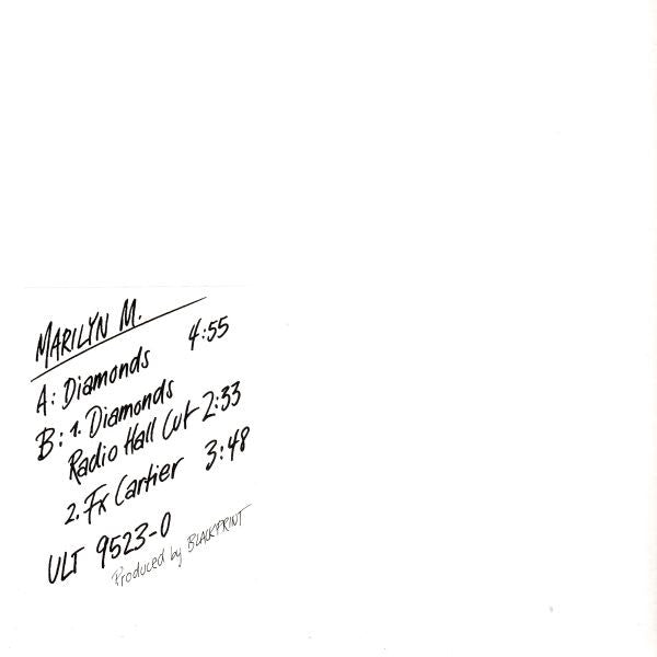 Marilyn M. : Diamonds (12", W/Lbl)