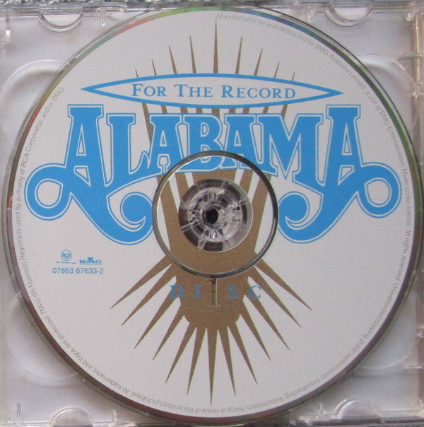 Alabama : For The Record (2xHDCD, Comp)
