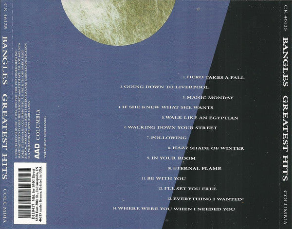 Bangles : Greatest Hits (CD, Comp, Club)