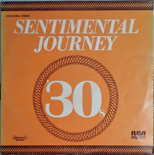 Various : Sentimental Journey 30's 40's (2xLP, Comp)
