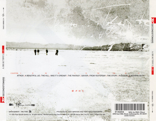 30 Seconds To Mars : A Beautiful Lie (CD, Album, Club, RE)