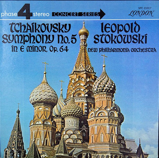 Leopold Stokowski, New Philharmonia Orchestra : Tchaikovsky Symphony No. 5 In E Minor, Op. 64 (LP, Gat)