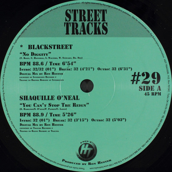 Various : Street Tracks 29 (3x12", Comp, Promo)