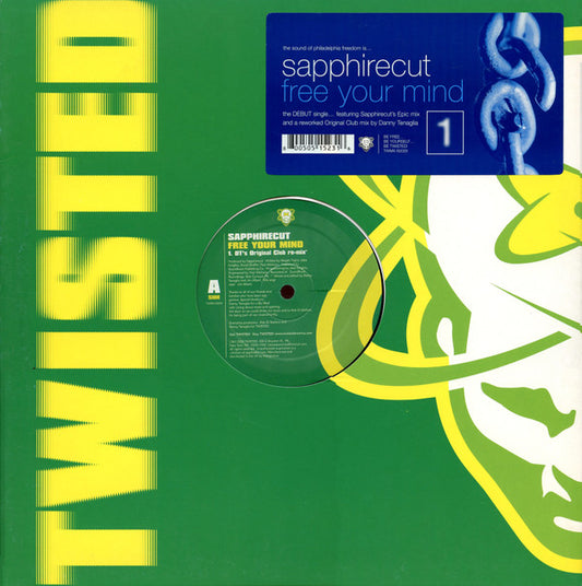 Sapphirecut : Free Your Mind (12", Single)