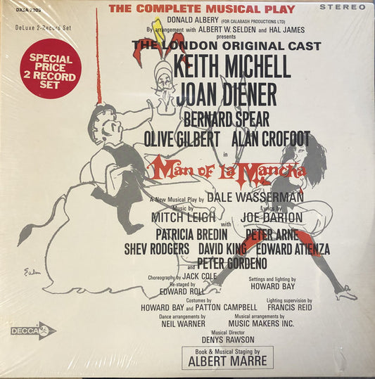 Dale Wasserman, Keith Michell, Joan Diener : Man Of La Mancha (2xLP, Gat)