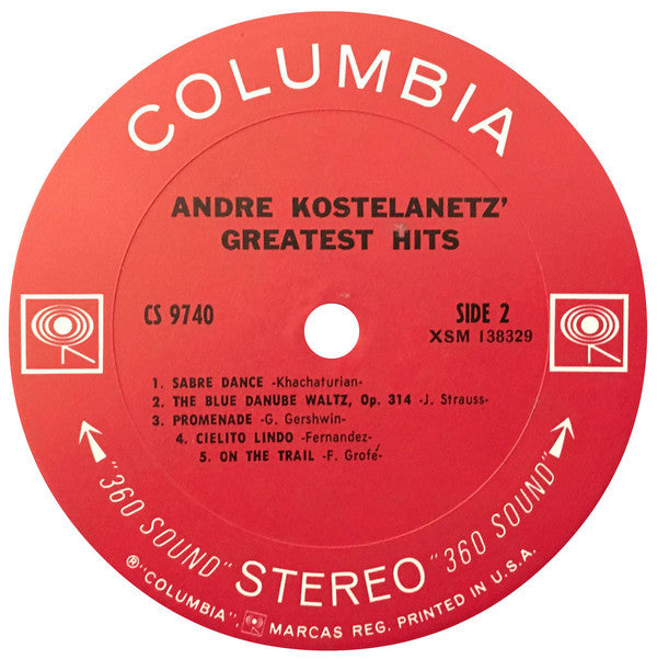 André Kostelanetz : Andre Kostelanetz' Greatest Hits (LP, Album, Comp)
