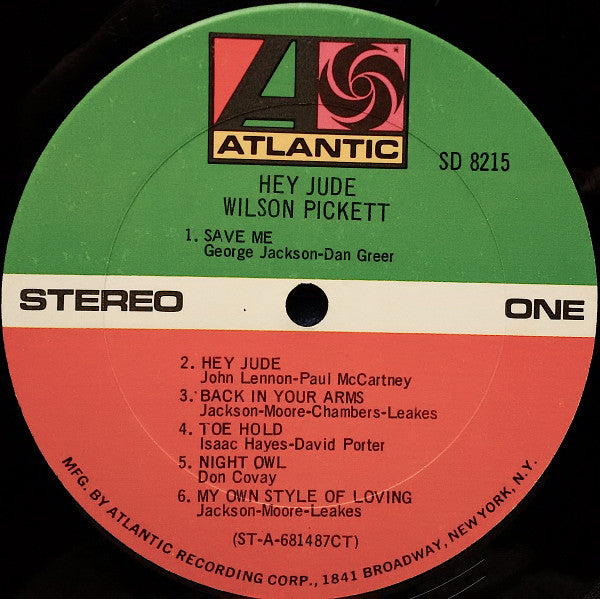 Wilson Pickett : Hey Jude (LP, Album, CT )