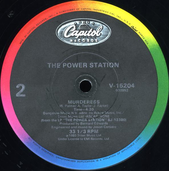 The Power Station : Communication (12", Single)