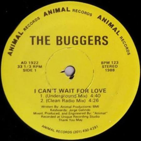 The Buggers : I Can't Wait For Love (12")