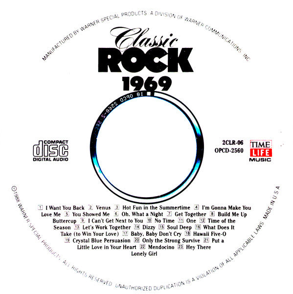Various : Classic Rock 1969 (CD, Comp)