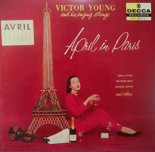 Victor Young And His Singing Strings : April In Paris (LP)
