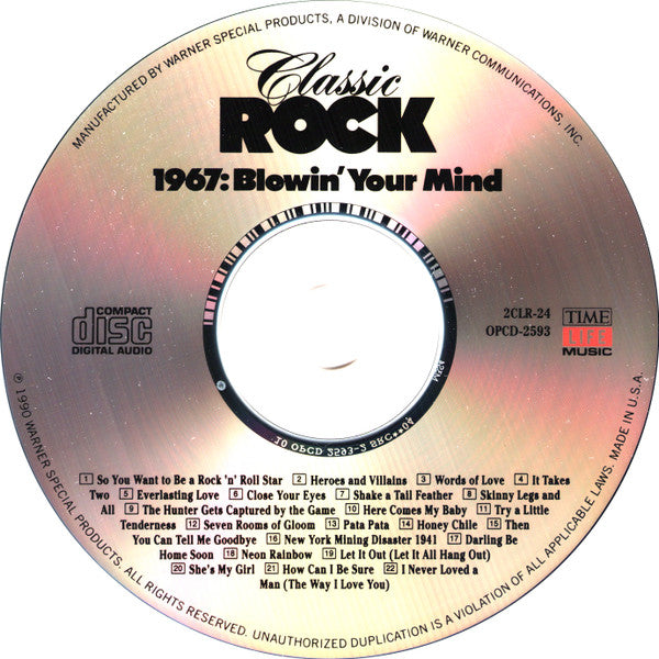 Various : Classic Rock 1967: Blowin' Your Mind (CD, Comp)