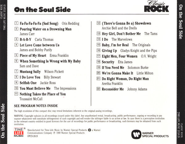 Various : Classic Rock - On The Soul Side (CD, Comp)