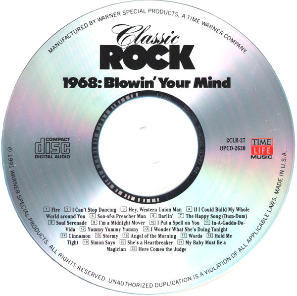 Various : Classic Rock 1968: Blowin' Your Mind (CD, Comp)