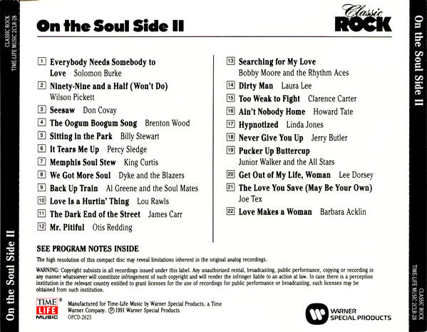 Various : Classic Rock - On The Soul Side II (CD, Comp)