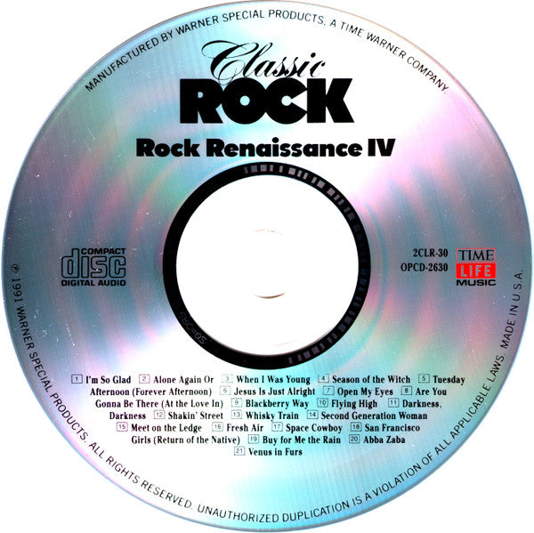 Various : Classic Rock - Rock Renaissance IV (CD, Comp)