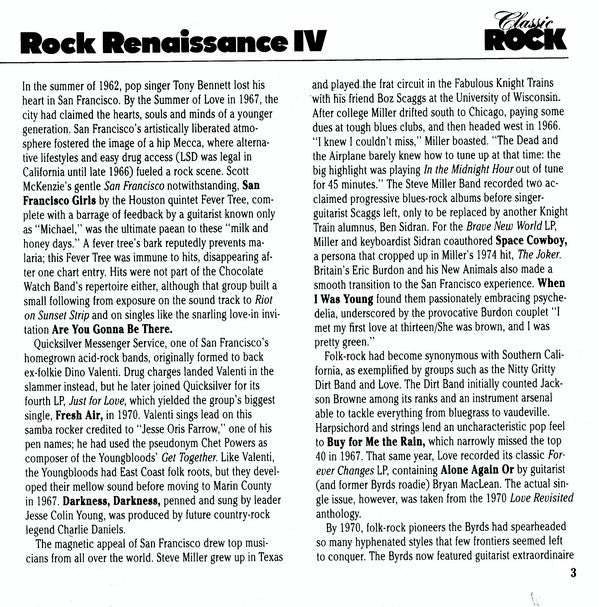 Various : Classic Rock - Rock Renaissance IV (CD, Comp)