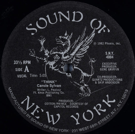 Carole Sylvan : Think (12")