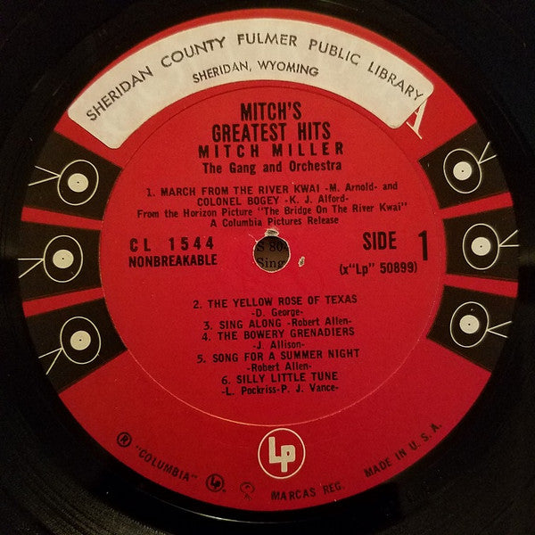 Mitch Miller : Mitch's Greatest Hits (LP, Comp, Mono)