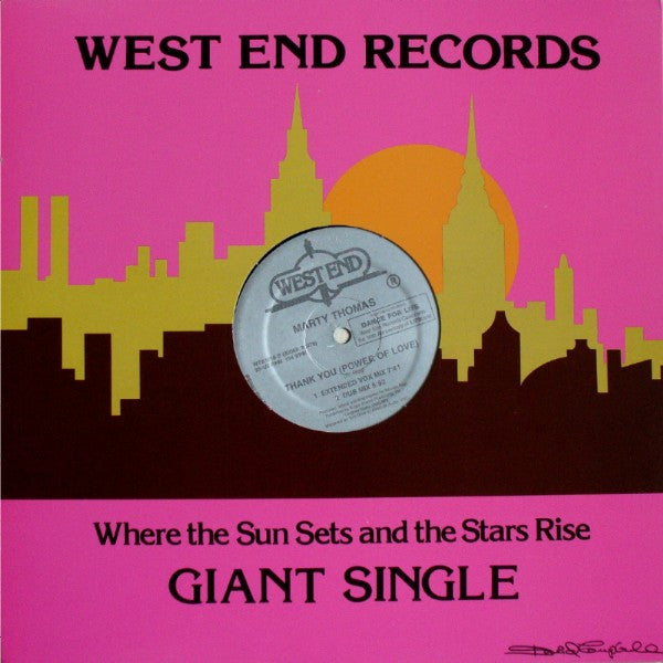 Marty Thomas : Thank You (Power Of Love) (12")