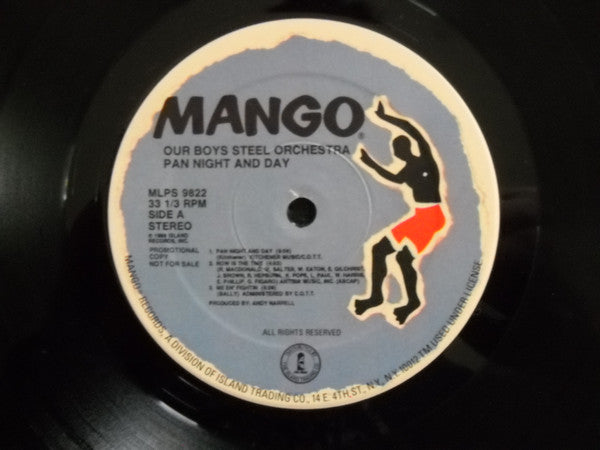 Our Boys Steel Orchestra : Pan Night And Day (LP, Album)