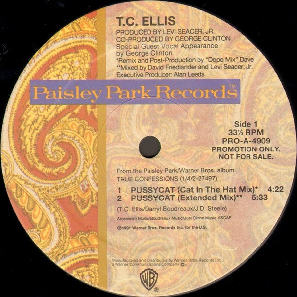 T.C. Ellis : Pussycat (12", Promo)