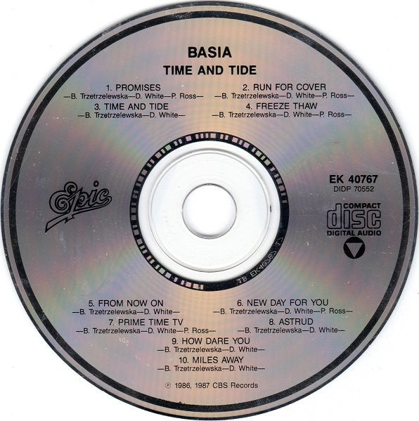 Basia : Time And Tide  (CD, Album)